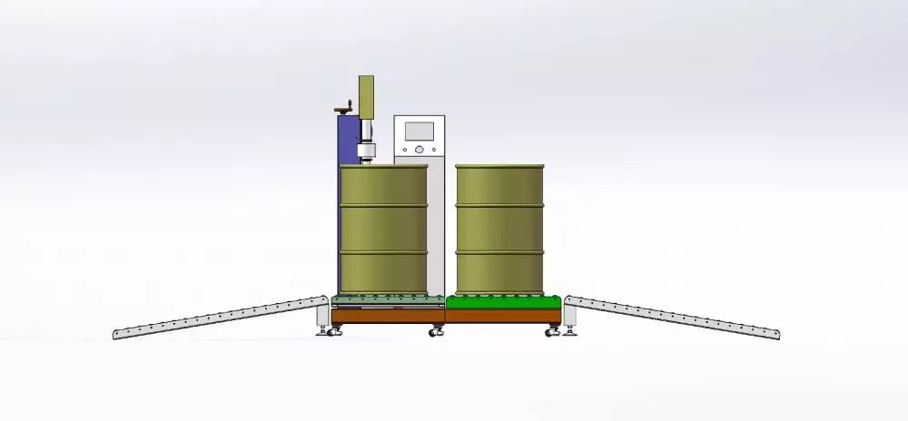 化工液體灌裝機200kg四桶灌裝機200l自動灌裝機