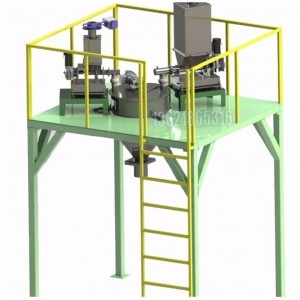 30公斤閥口袋包裝機-雙槍雙計量包裝機-拉鏈立式包裝機