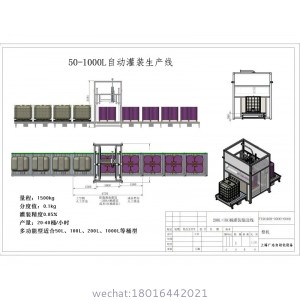 Automatic IBC filling system