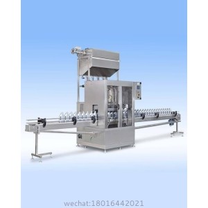 Auto Inline 4 Nozzles Volumetric Filling Machine