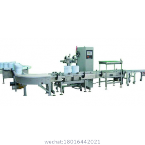 2 – Head In-line Automatic Net Weight Filling & Crimp Closing Machine for Gallon to Pail Containers with POP Fill Cart